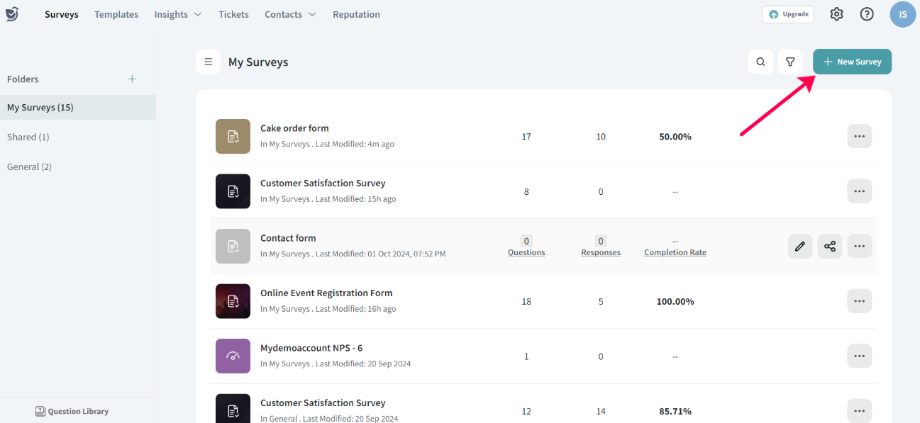  screenshot - SurveySparrow-Bewertung: Vor- und Nachteile, Funktionen und Preise