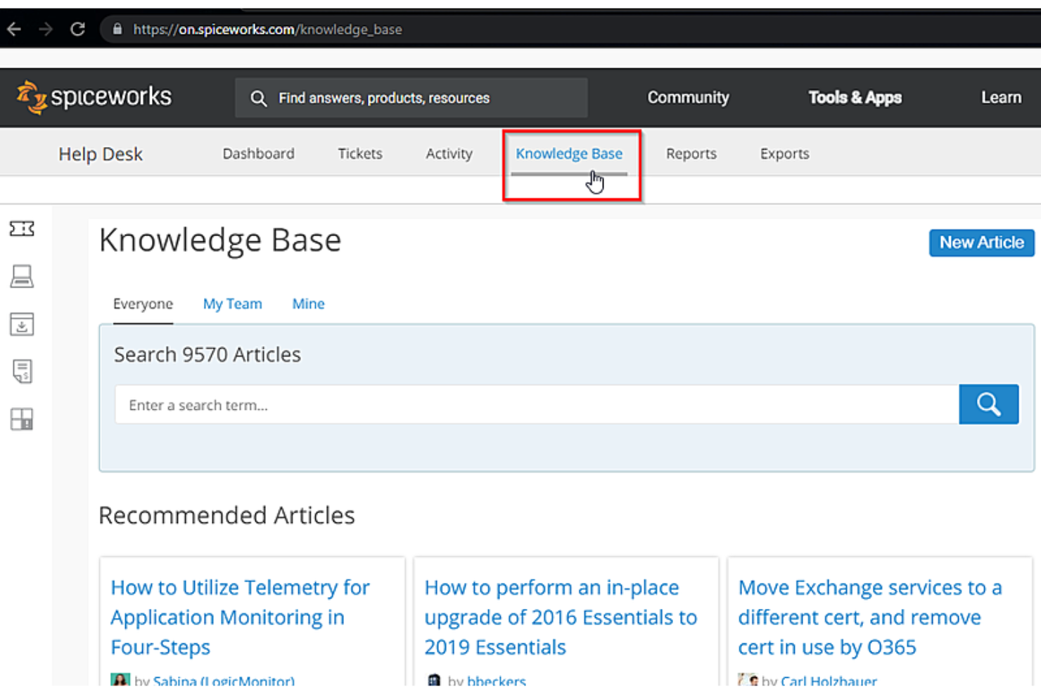  screenshot - Spiceworks-Bewertung: Vor- und Nachteile, Funktionen und Preise
