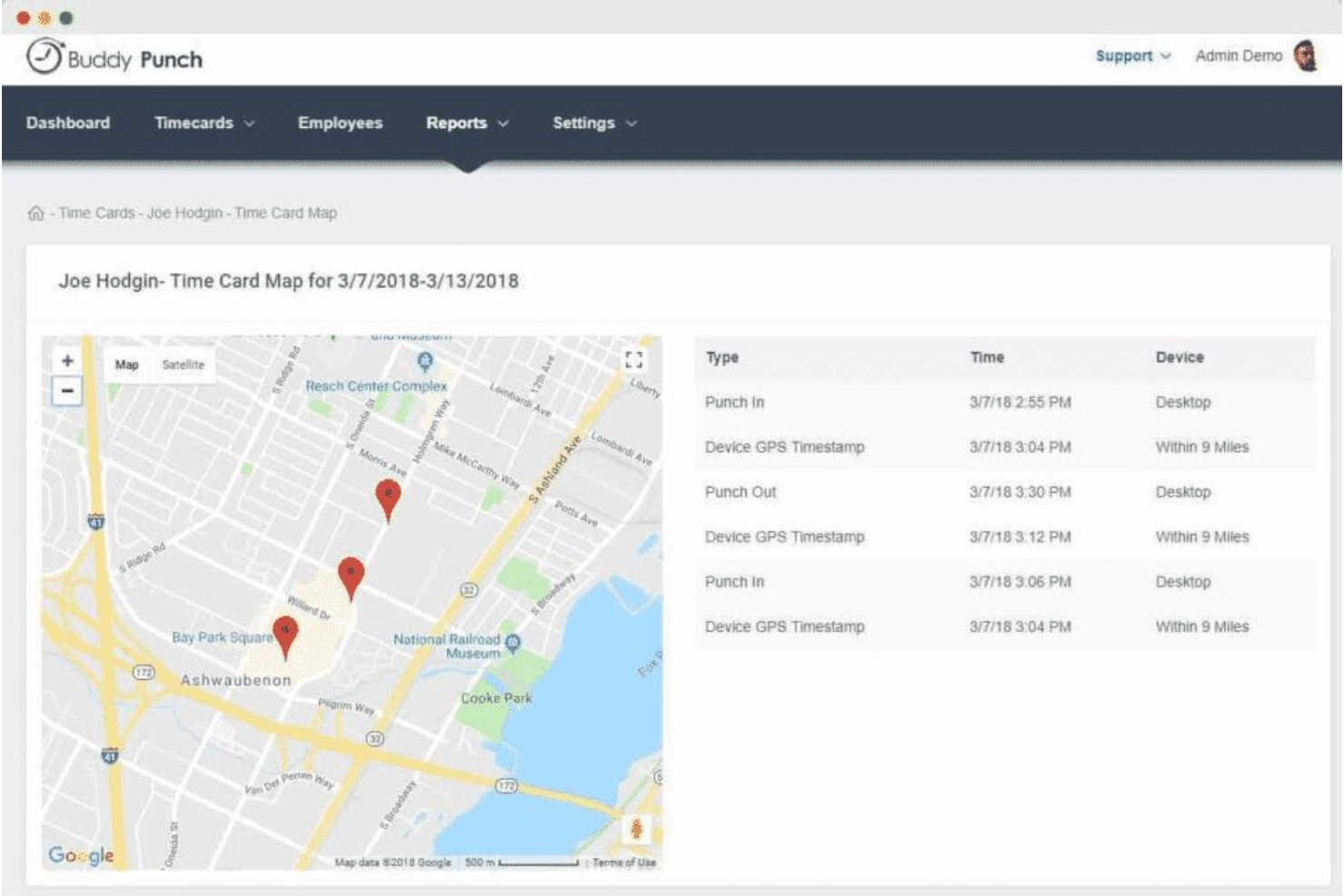  screenshot - Anmeldelse af Buddy Punch: Fordele, ulemper, funktioner og priser forklaret