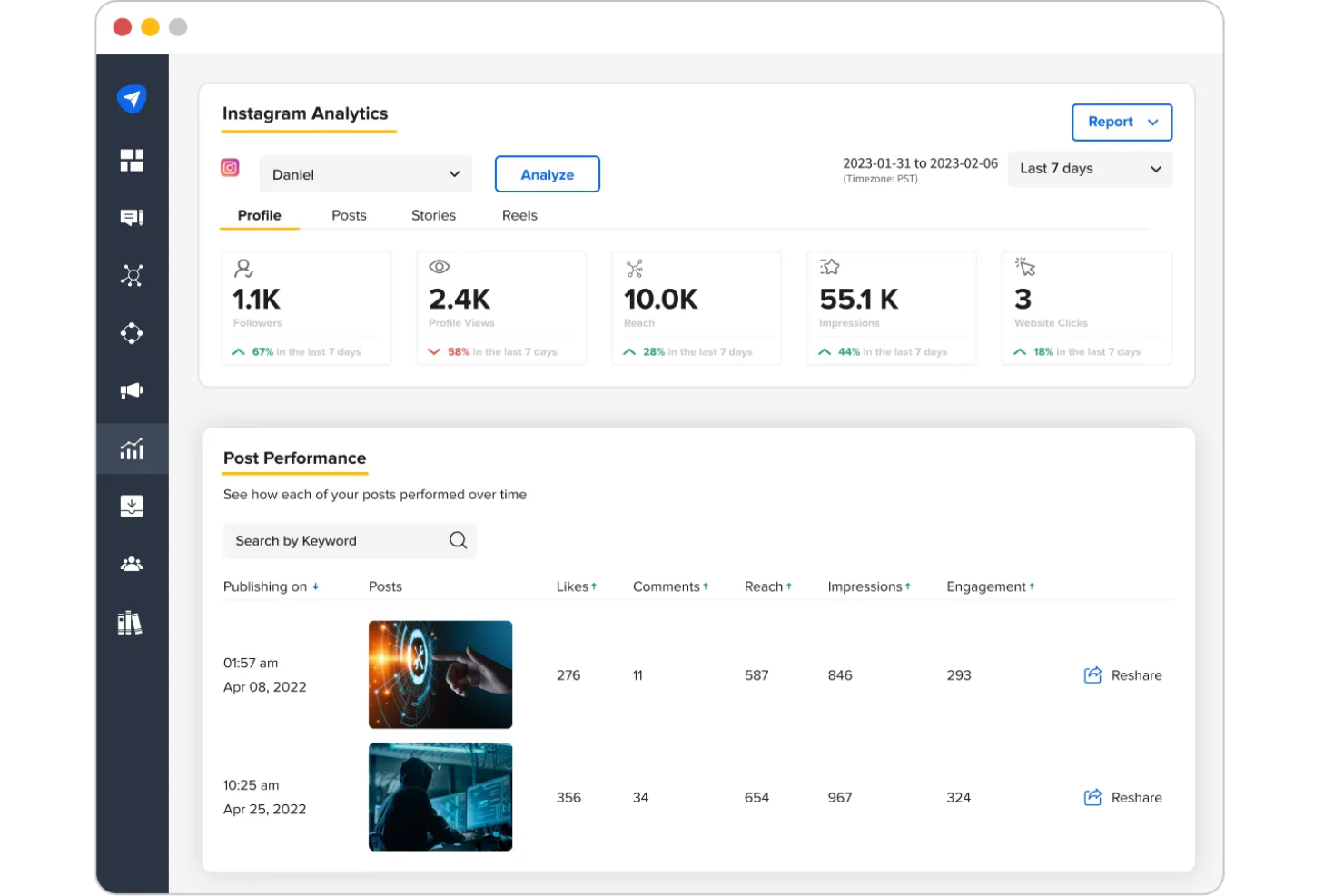 SocialPilot screenshot - Les 10 meilleures alternatives à Sprout Social évaluées en 2026