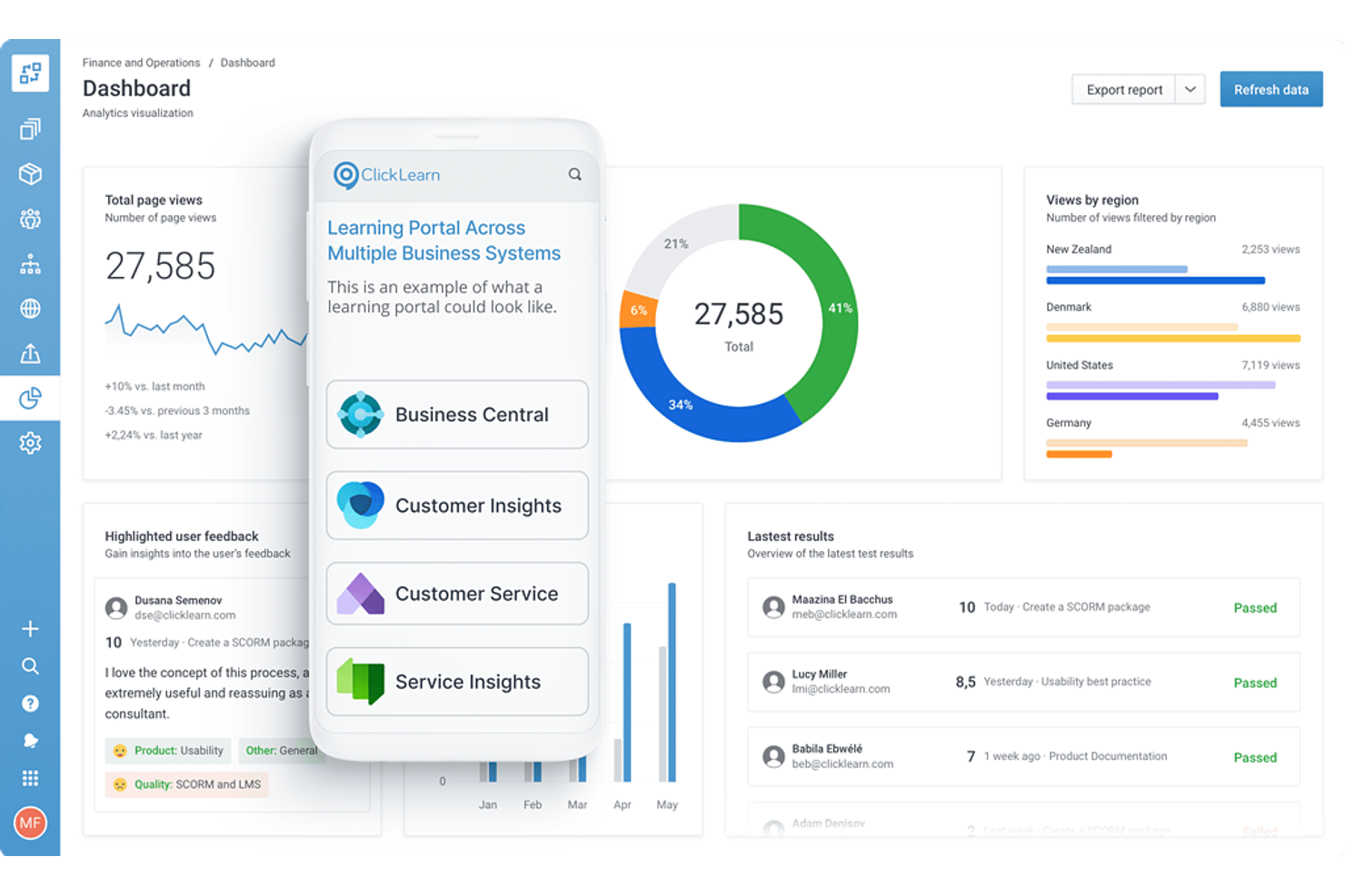 ClickLearn screenshot - 10 alternatives à WalkMe sélectionnées pour 2026