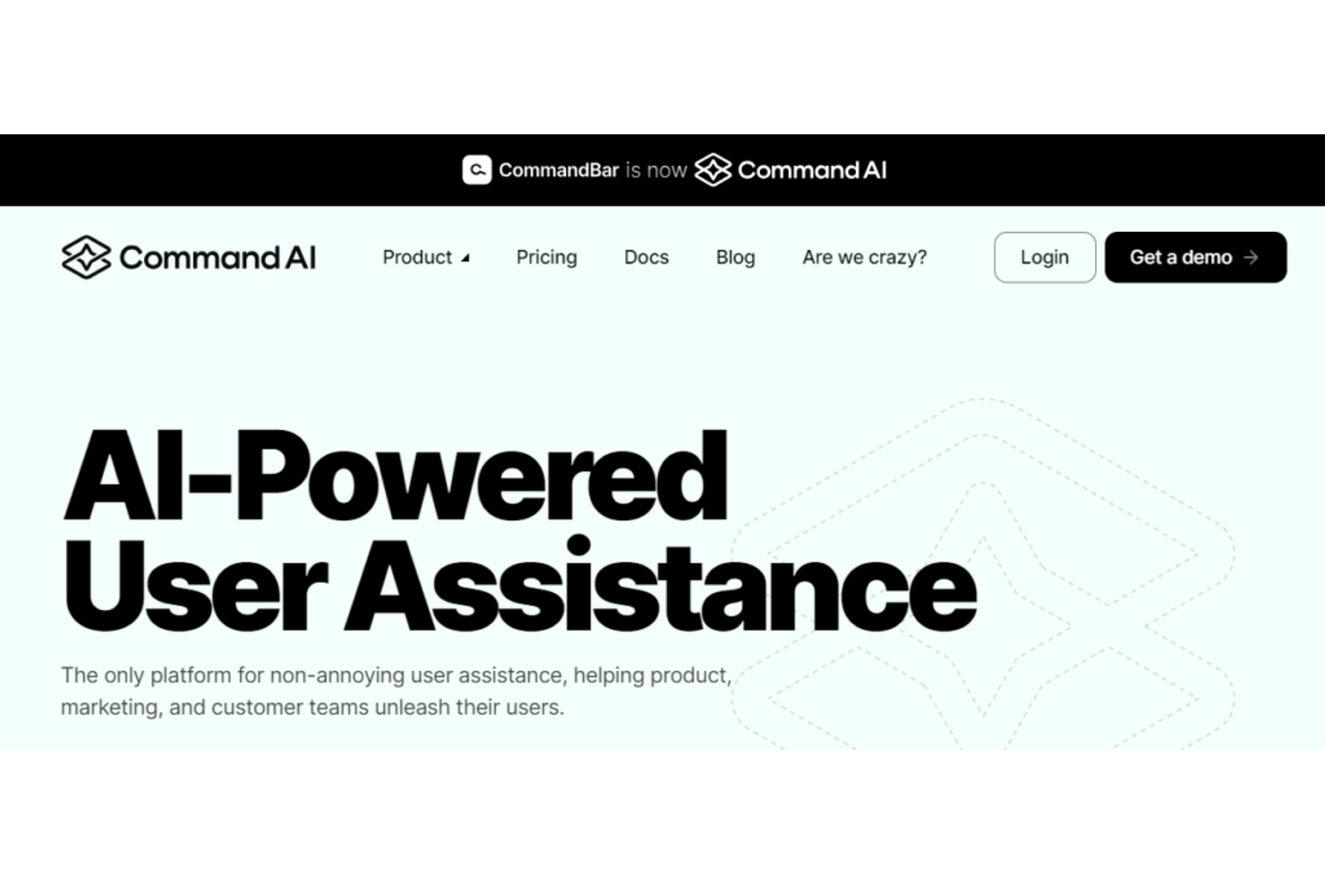 Command AI screenshot - 10 alternatives à WalkMe sélectionnées pour 2026