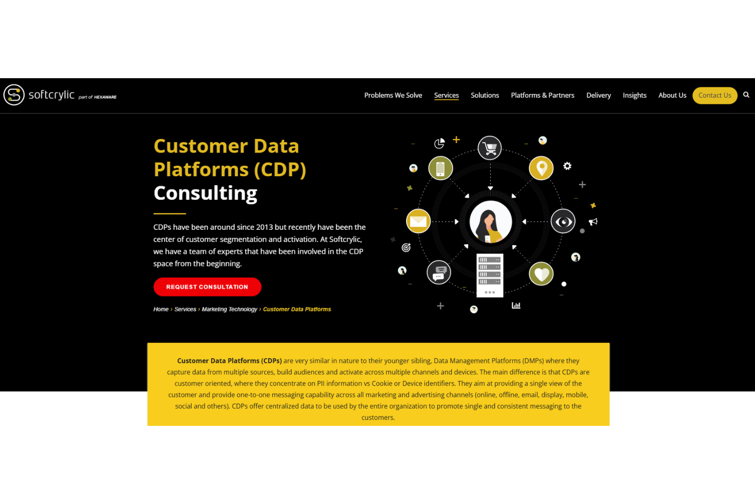 Softcrylic screenshot - 10 beste Berater für Kundendatenplattformen im Jahr 2026