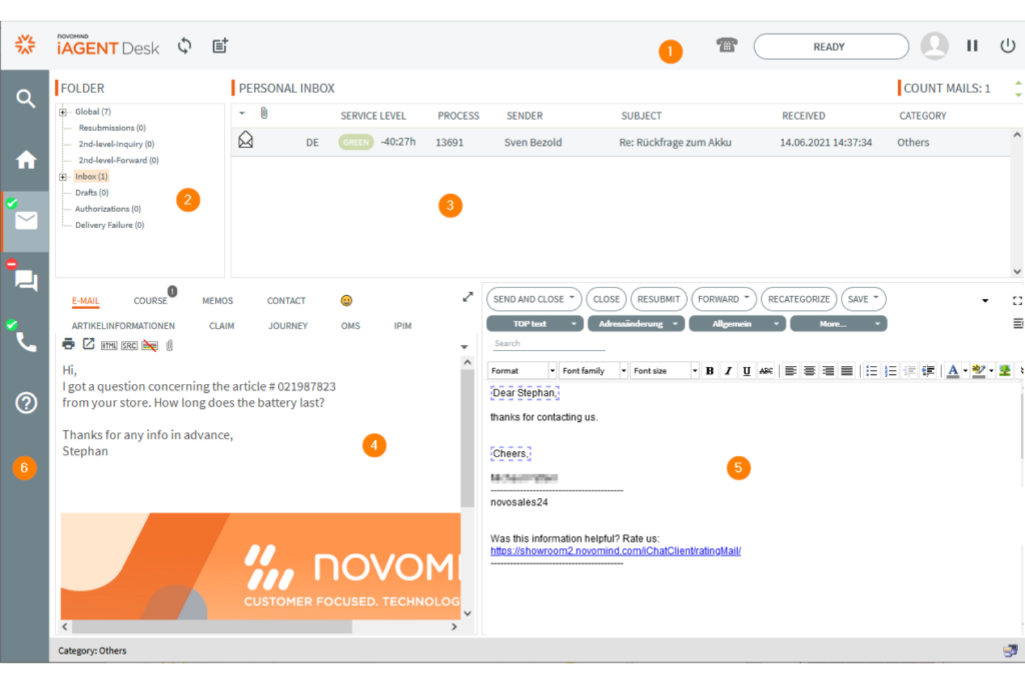 novomind screenshot - 10 meilleures plateformes de données clients pour l’assurance en 2026