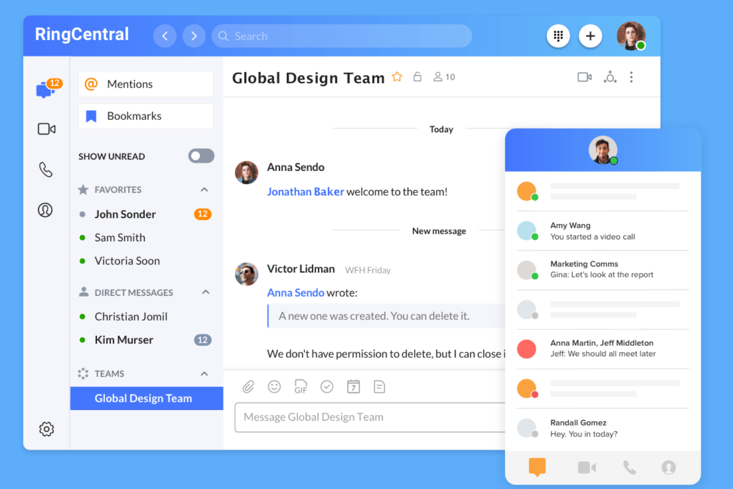 RingCentral screenshot - 10 beste Wählsysteme für Callcenter im Test 2026