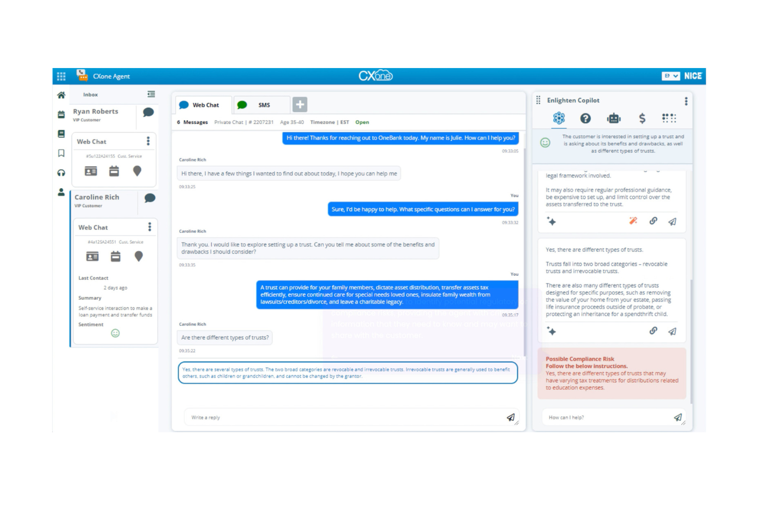NiCE CXone screenshot - Les 10 meilleurs logiciels d’enregistrement de centres d’appels évalués en 2026