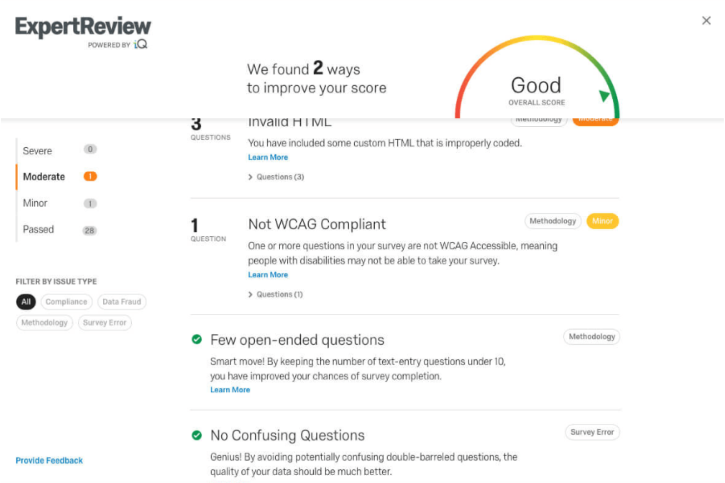Qualtrics screenshot - 10 meilleurs créateurs de sondages gratuits de 2026 : comparatif