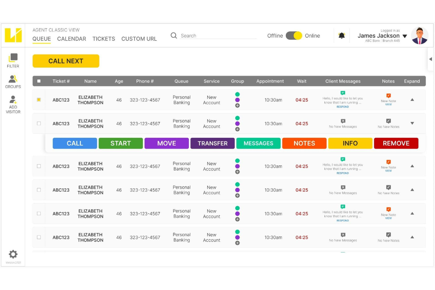 Qtrac screenshot - 10 beste Softwarelösungen für Kundenflussmanagement 2026