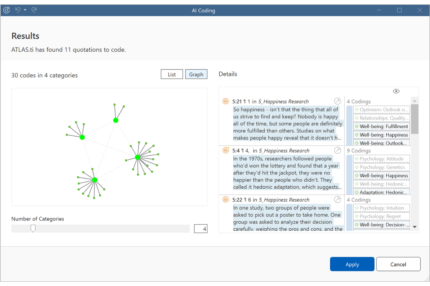 Atlas.ti screenshot - 10 Meilleurs Logiciels d’Analyse de Données Qualitatives Que J’ai Testés en 2026