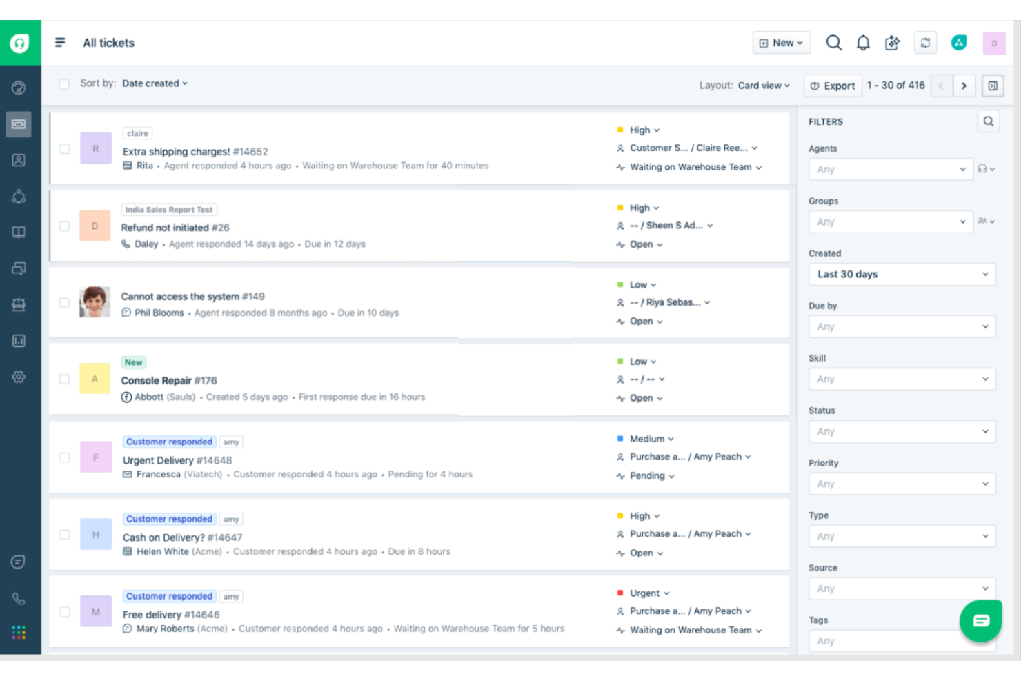 Freshdesk screenshot - Die 10 besten Tools für das Management der Kundenkommunikation für 2026