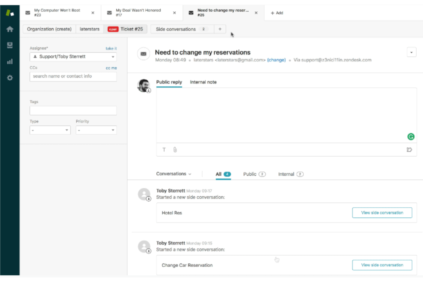 Zendesk screenshot - 10 beste Enterprise-Helpdesk-Softwarelösungen 2026