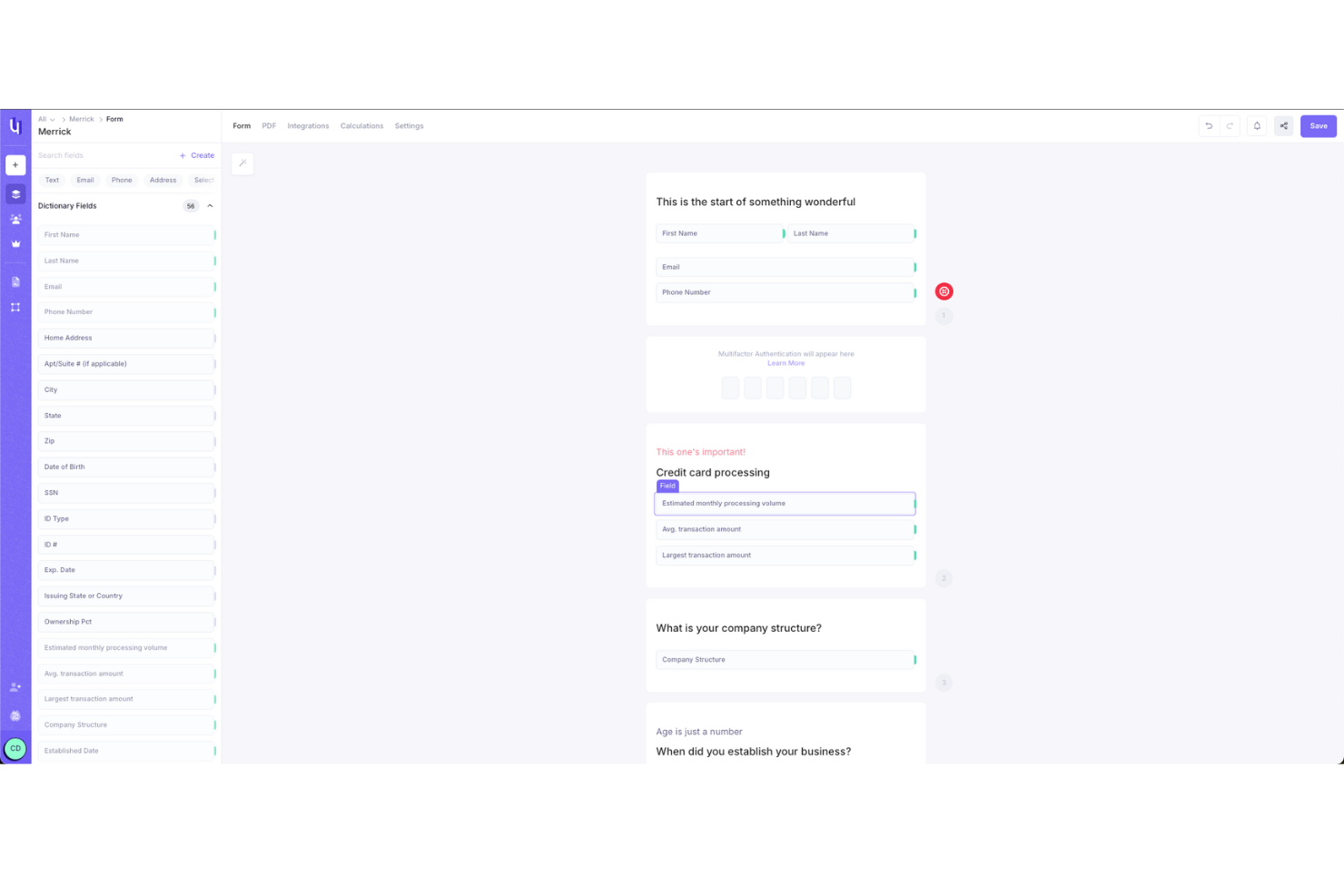 Under.io screenshot - 10 meilleurs créateurs de formulaires de 2026 : évalués et comparés