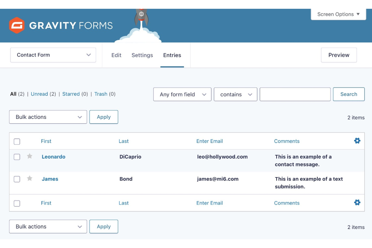Gravity Forms screenshot - 10 meilleurs créateurs de formulaires de 2026 : évalués et comparés