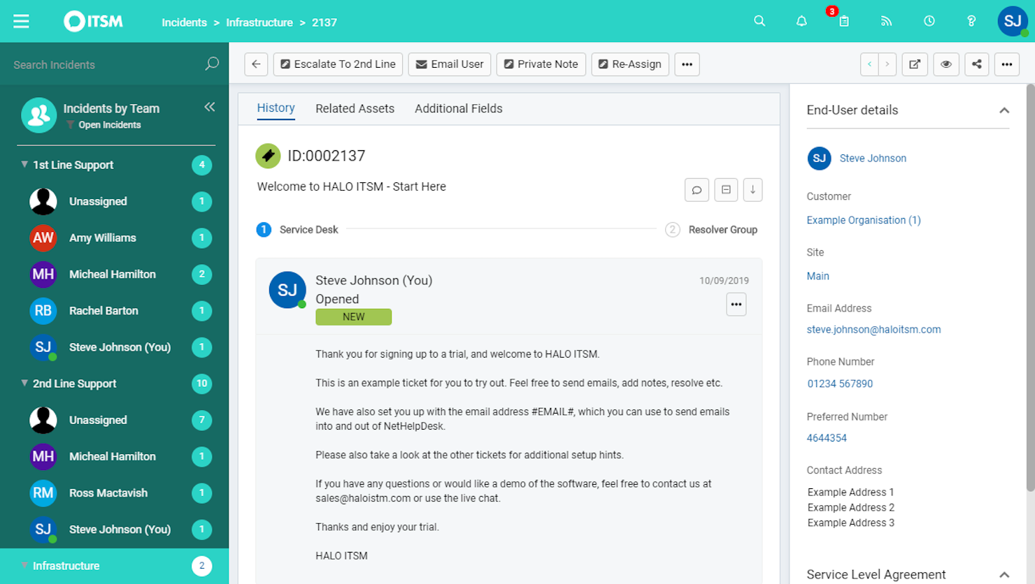 Halo screenshot - Die 10 besten E-Mail-Helpdesk-Softwares des Jahres 2026