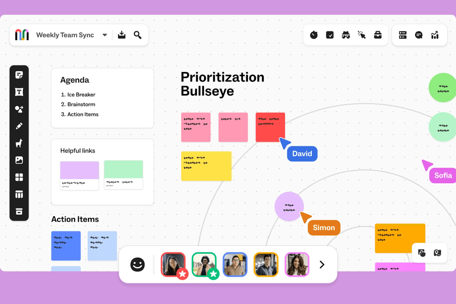 Mural screenshot - 10 meilleures alternatives à Lucidchart pour créer des diagrammes en 2026