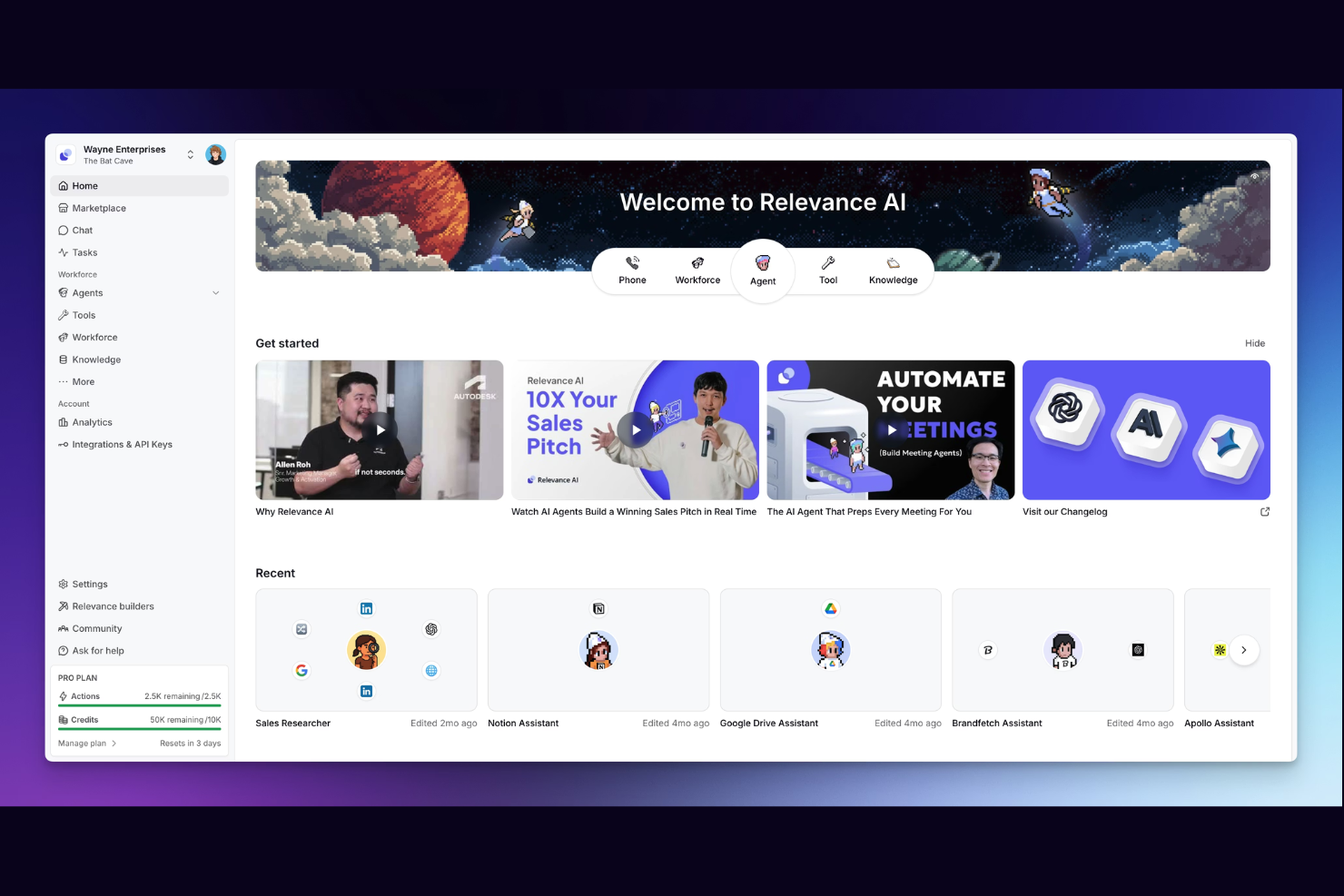 Relevance AI screenshot - Die 10 besten KI-Kunden-Onboarding-Plattformen im Jahr 2026