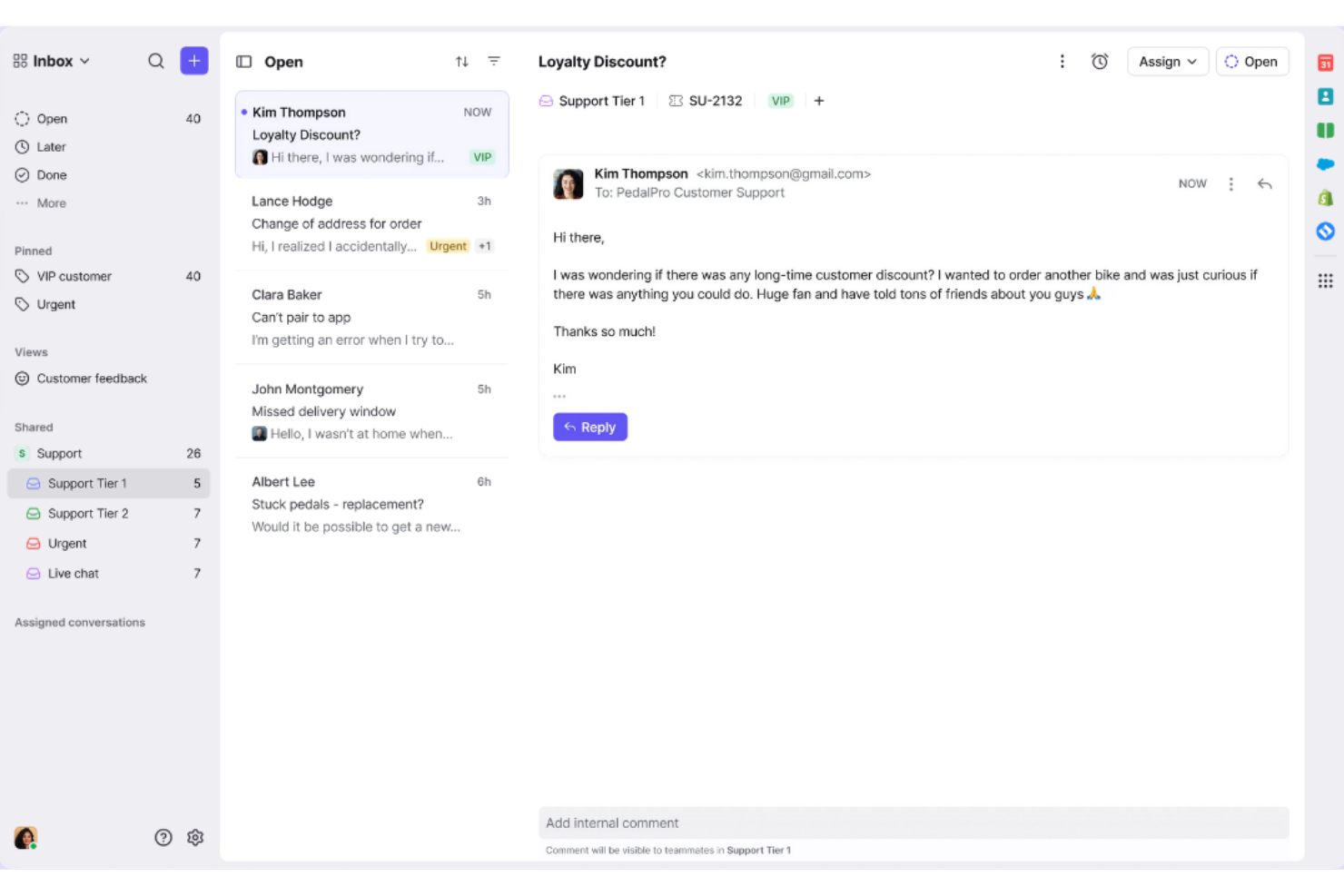 Front screenshot - 10 concurrents de Freshworks pour le service client en 2026