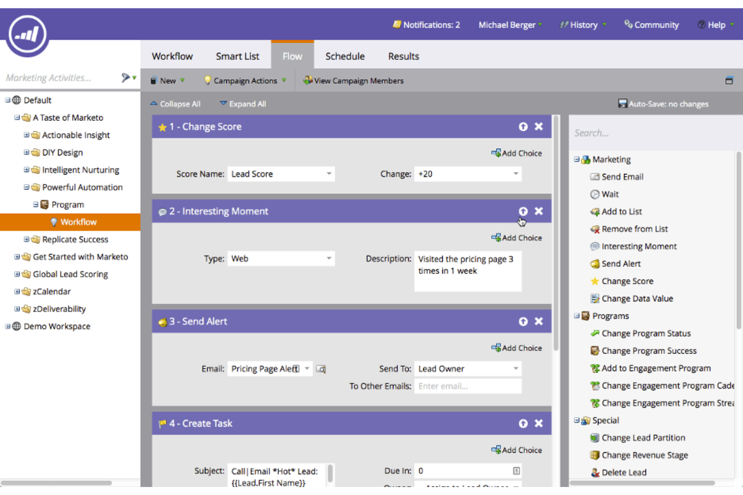 Adobe Marketo Engage screenshot - 10 meilleures alternatives à Braze pour l’engagement client en 2026