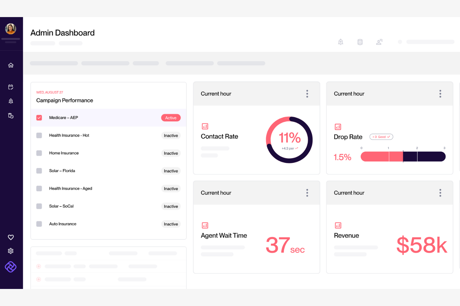 Convoso screenshot - 10 meilleures alternatives à JustCall pour les appels professionnels en 2026