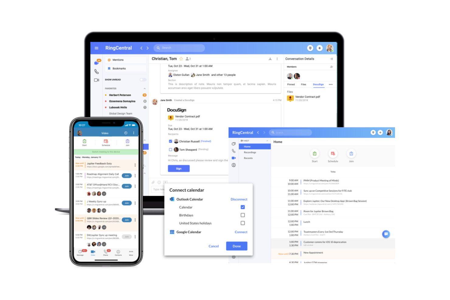 RingCentral screenshot - 10 beste Ringover-Alternativen für Cloud-Telefonie im Jahr 2026