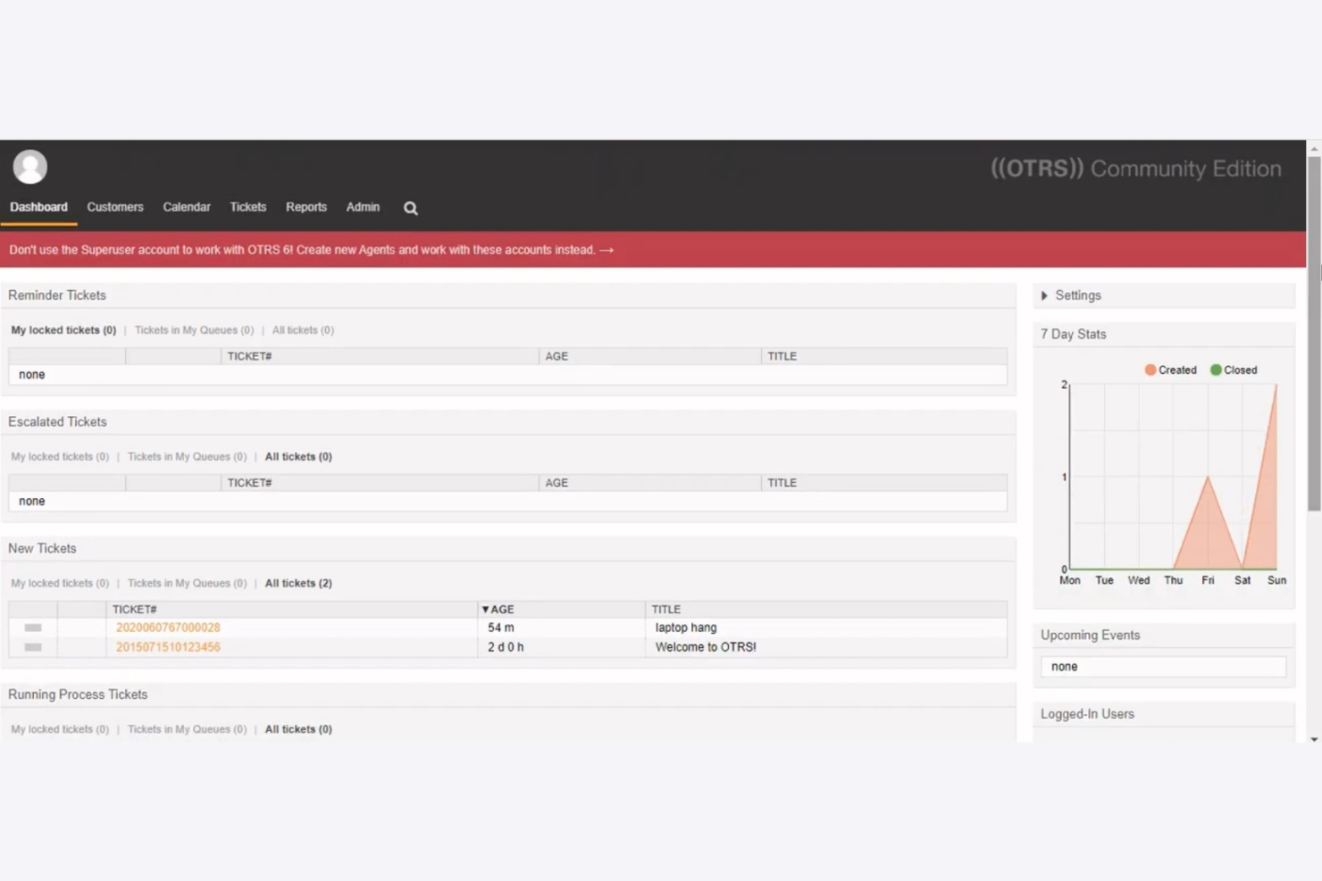 OTRS screenshot - 10 meilleurs outils alternatifs à Spiceworks pour l’assistance informatique en 2026