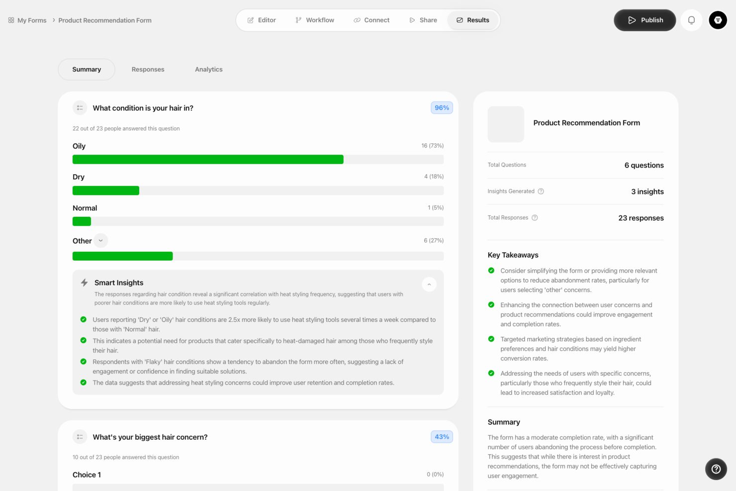 Formsuite screenshot - 10 meilleurs logiciels de sondage en ligne pour découvrir des informations clés en 2026