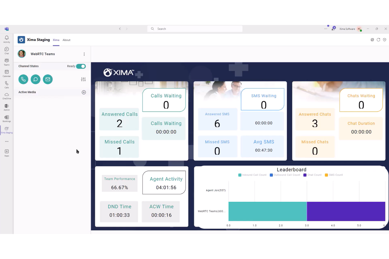 Xima screenshot - 18 meilleurs logiciels de centre d’appels de santé en 2026