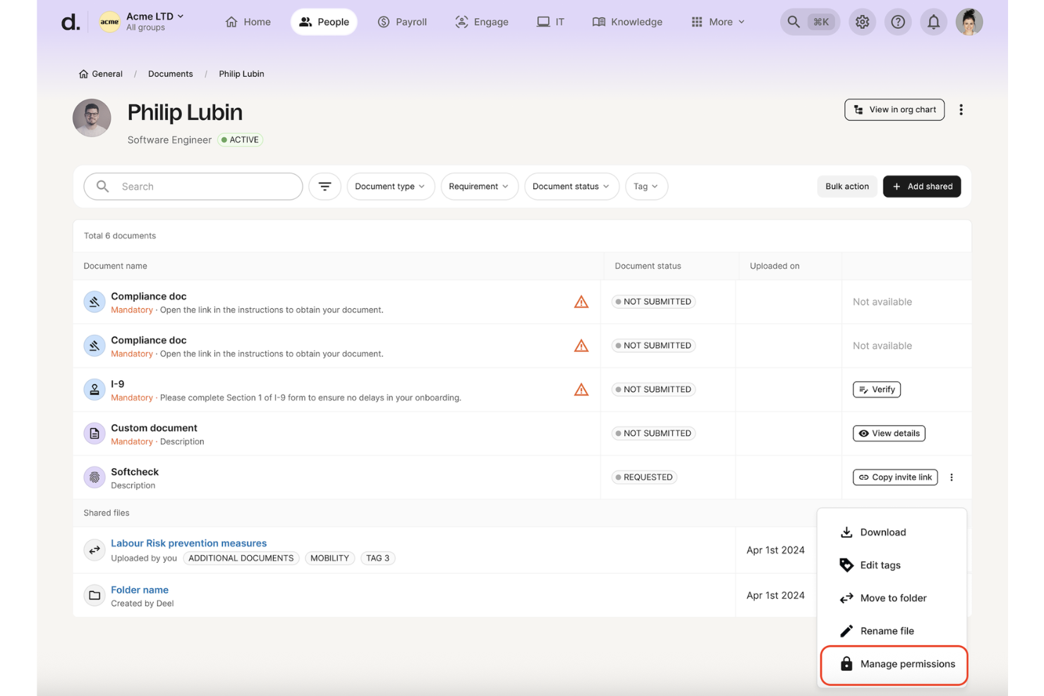 Deel Services screenshot - I 10 migliori strumenti di conformità dell’IA recensiti nel 2026
