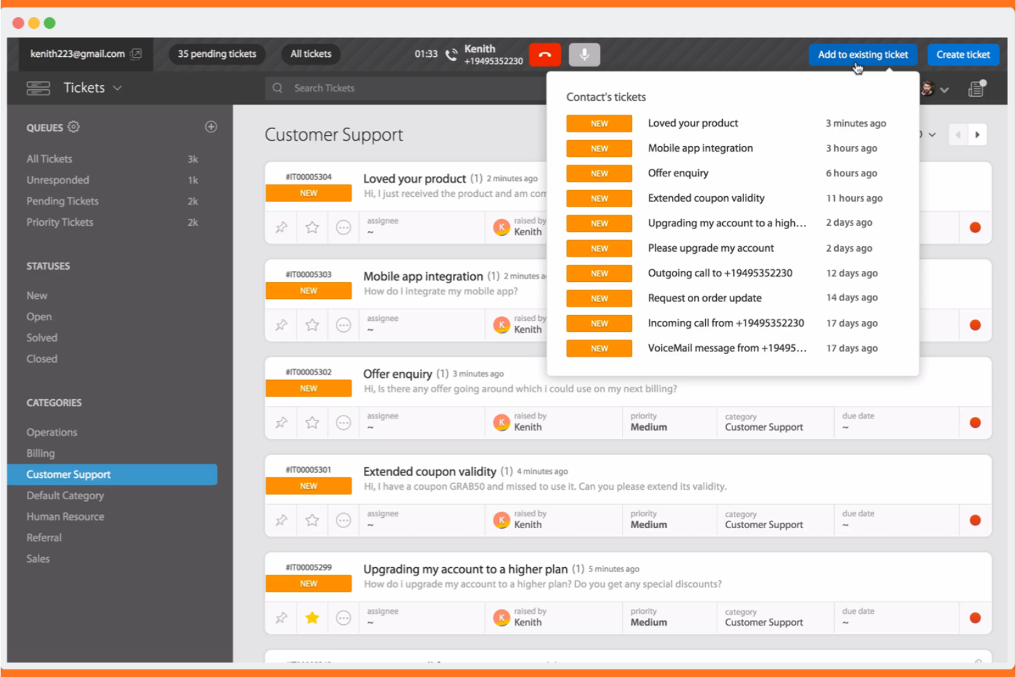 HappyFox screenshot - Le 10 migliori piattaforme di autoassistenza clienti basate sull’IA nel 2026