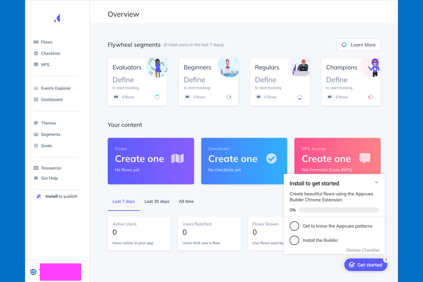 Appcues screenshot - Las 10 mejores alternativas a Pendo para la adopción de productos en 2026