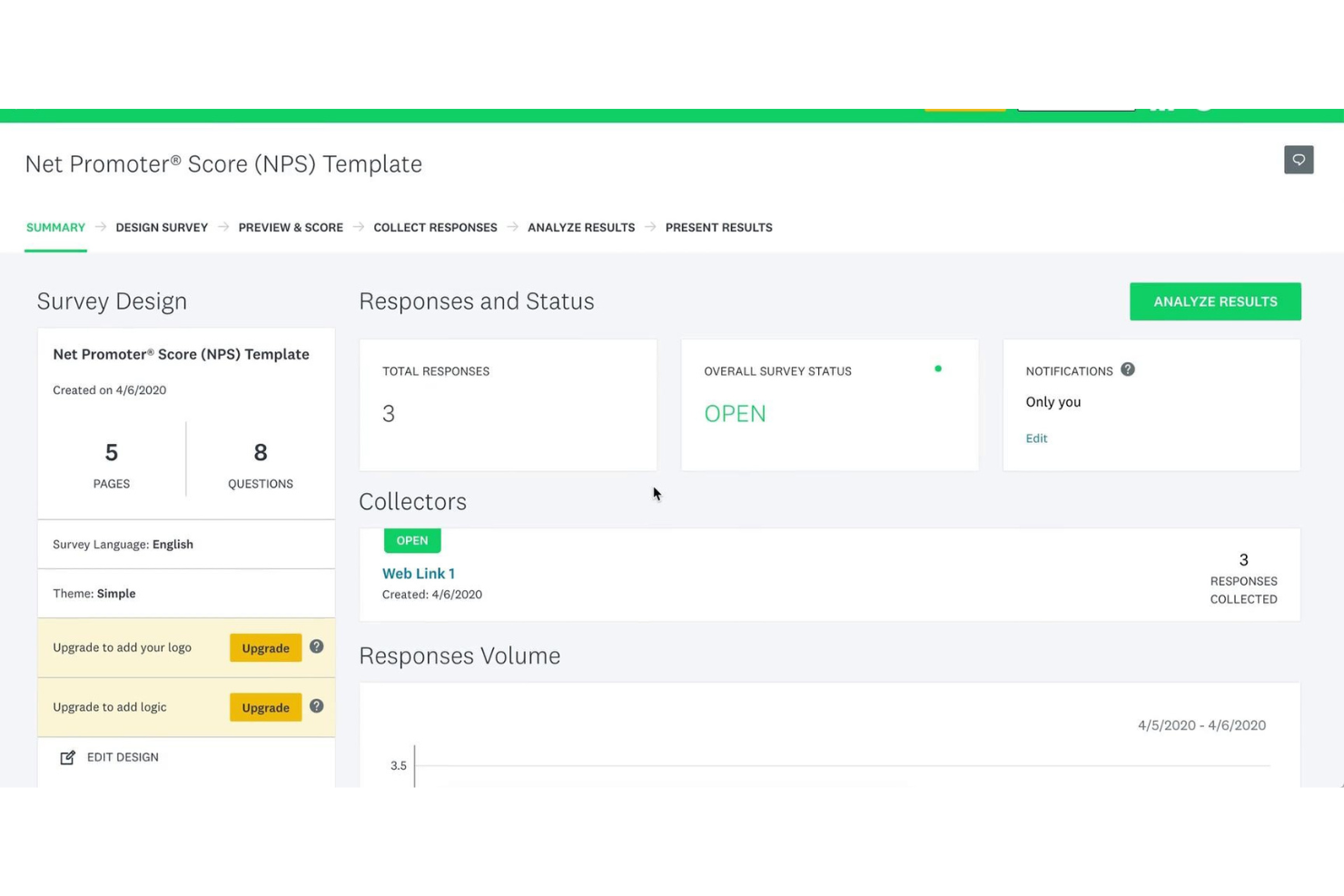 SurveyMonkey screenshot - 10 mejores programas de encuestas de 2026: analizados y comparados