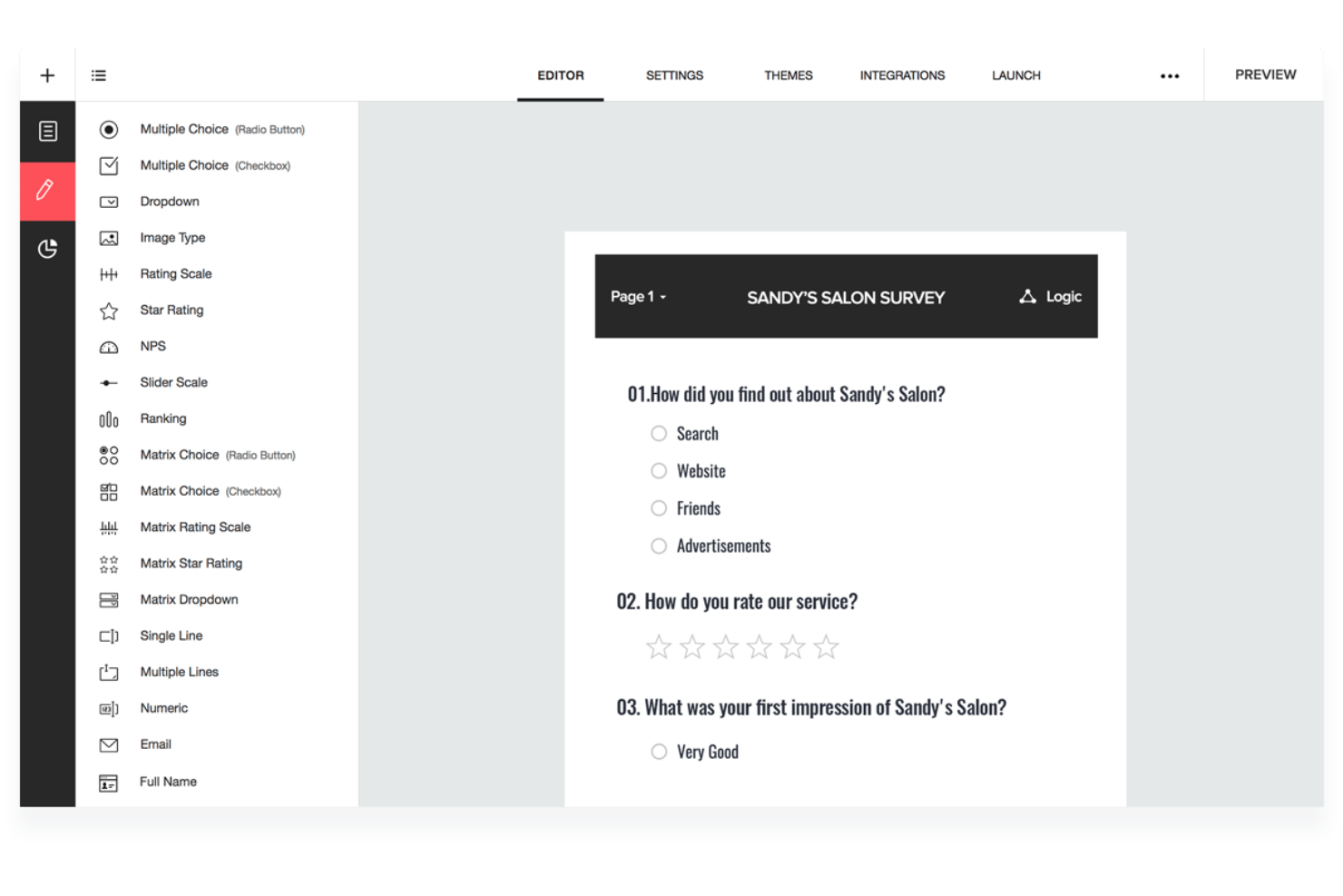 Zoho Survey screenshot - I 10 migliori strumenti gratuiti per sondaggi del 2026 per raccogliere riscontri