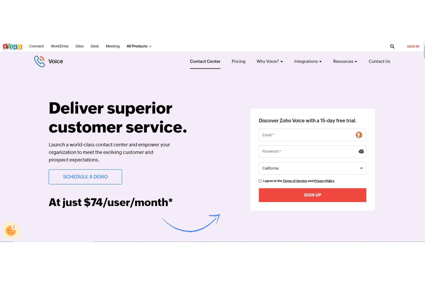 Zoho Voice screenshot - 10 Mejores Software de Centros de Llamadas para Pequeñas Empresas en 2026