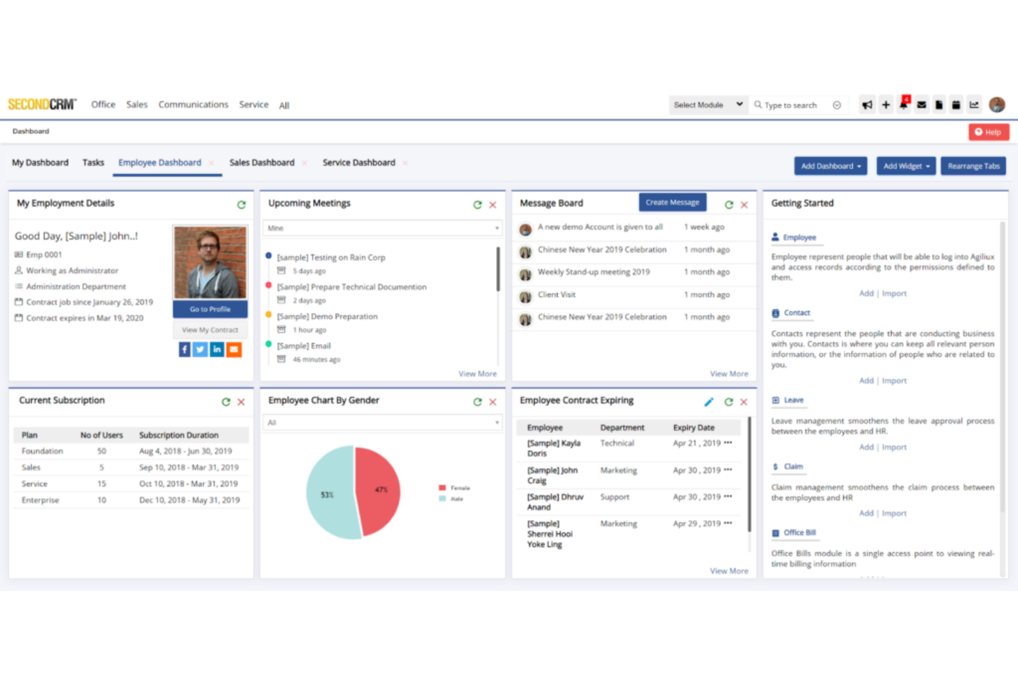 Second CRM screenshot - Los 10 mejores programas de gestión de datos de clientes reseñados en 2026