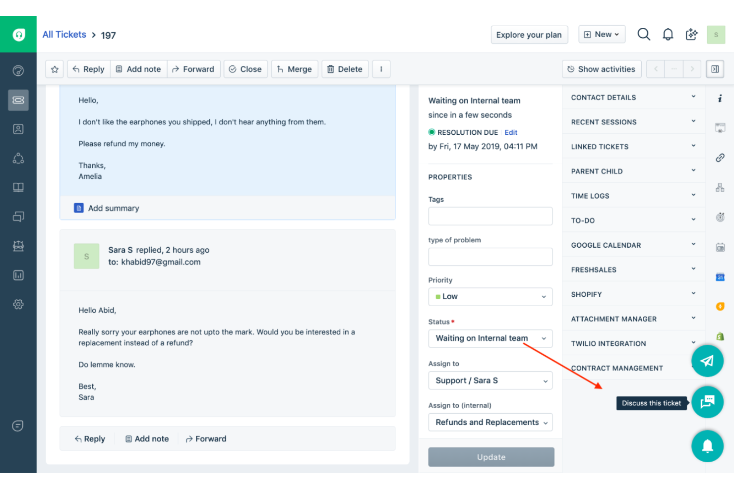 Freshdesk by Freshworks screenshot - 10 mejores herramientas alternativas a HappyFox para soporte en 2026