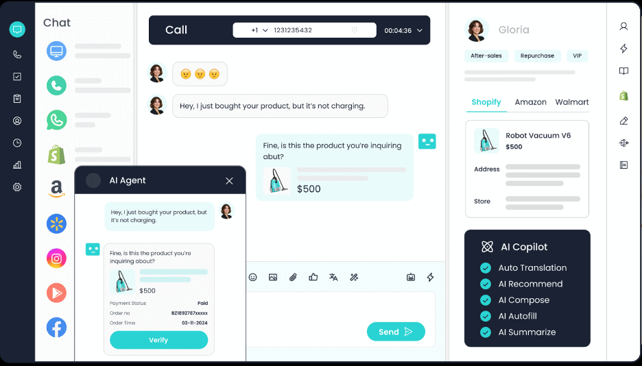 Sobot screenshot - Los 10 mejores programas gratuitos de centro de llamadas con IA reseñados en 2026