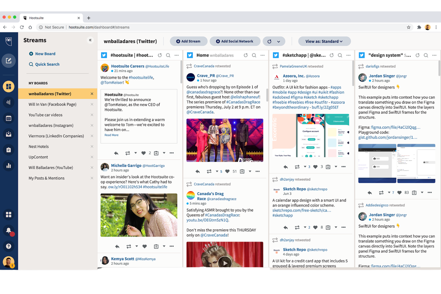 Hootsuite screenshot - 10 migliori alternative a Sprout Social recensite nel 2026
