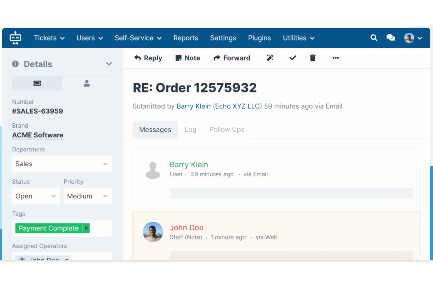 SupportPal screenshot - I 10 migliori software di help desk in sede recensiti nel 2026