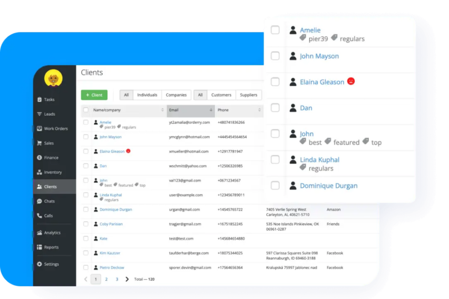 Orderry screenshot - Los 10 mejores programas de gestión de datos de clientes reseñados en 2026