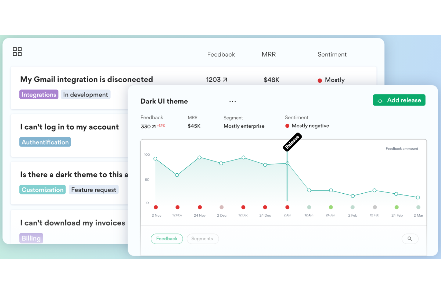 ClientZen screenshot - I 10 migliori strumenti di analisi del sentimento basati sull’IA recensiti nel 2026