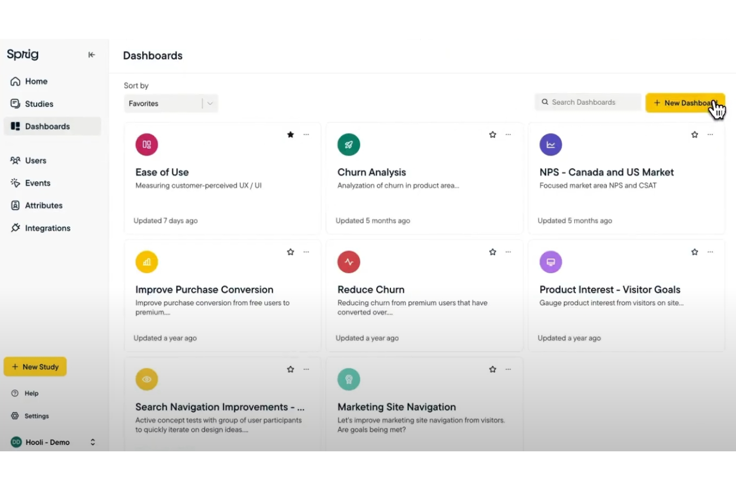 Sprig screenshot - 10 migliori piattaforme per registrare le sessioni recensite nel 2026