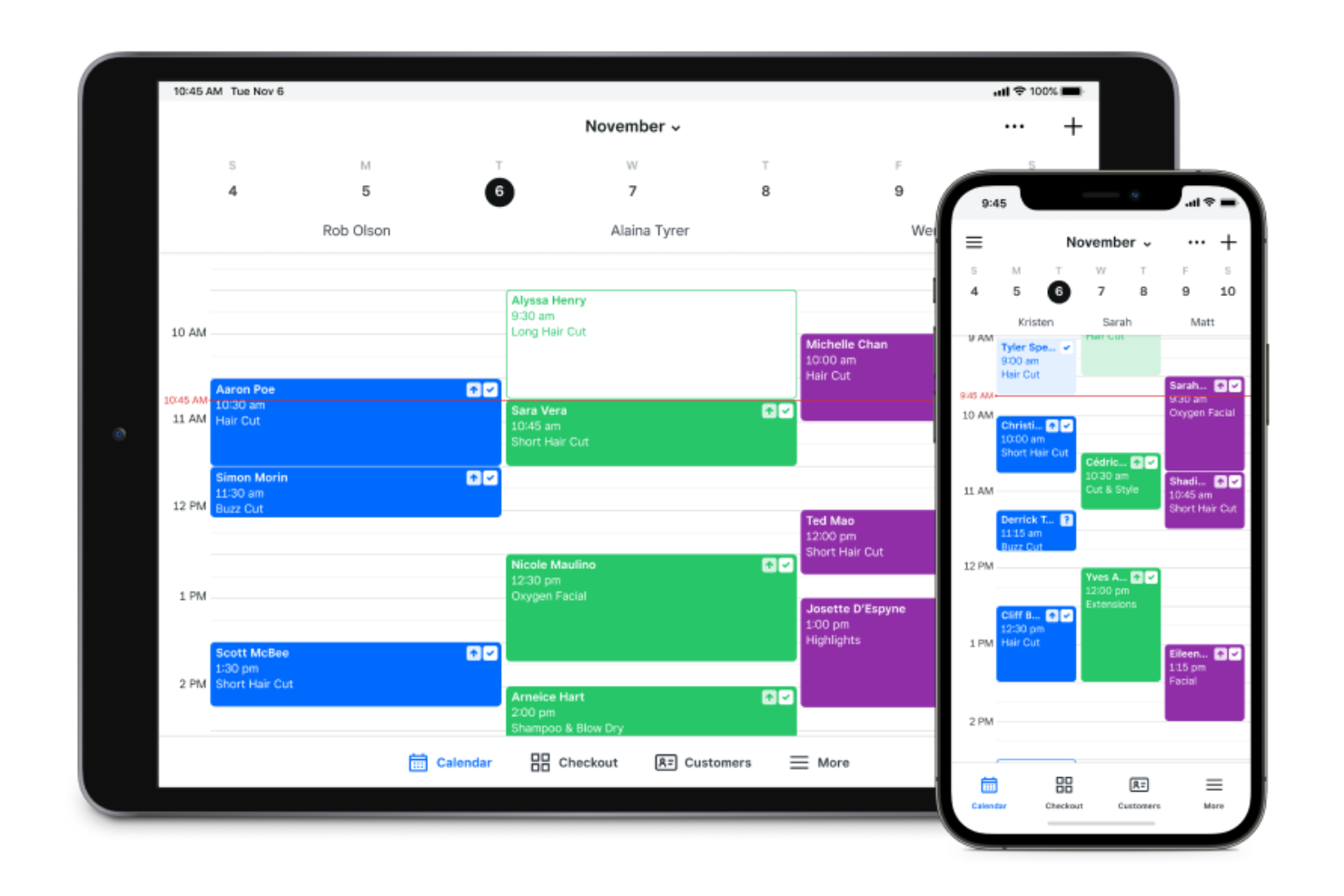 Square Appointments screenshot - 10 beste software voor het plannen van professionele diensten beoordeeld in 2026