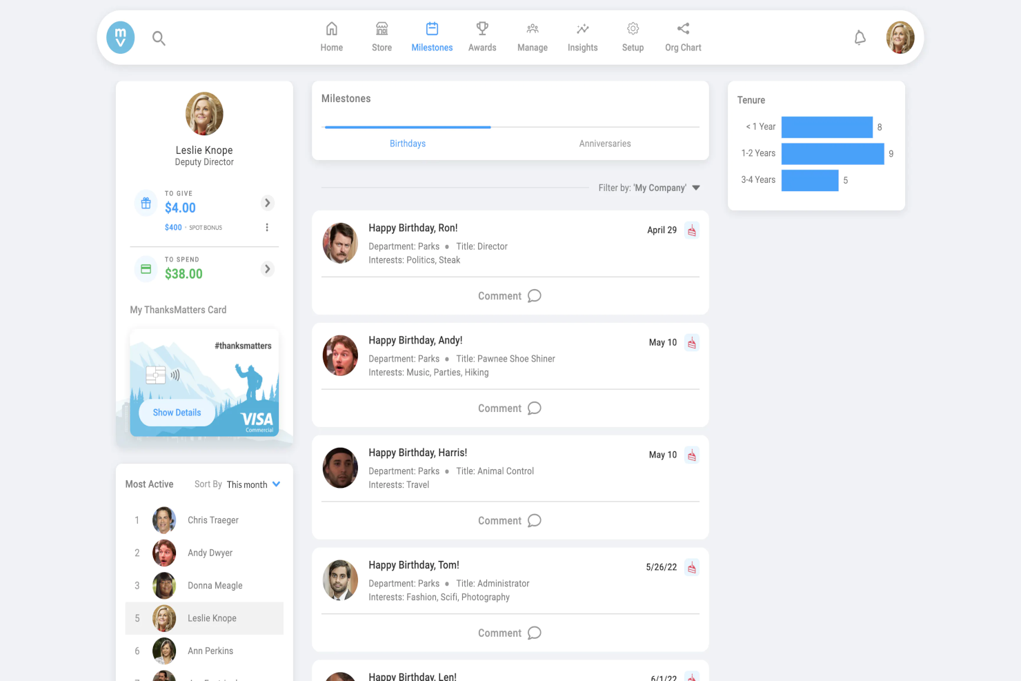 Motivosity screenshot - 10 beste platforms voor werknemerserkenning van 2026: vergeleken