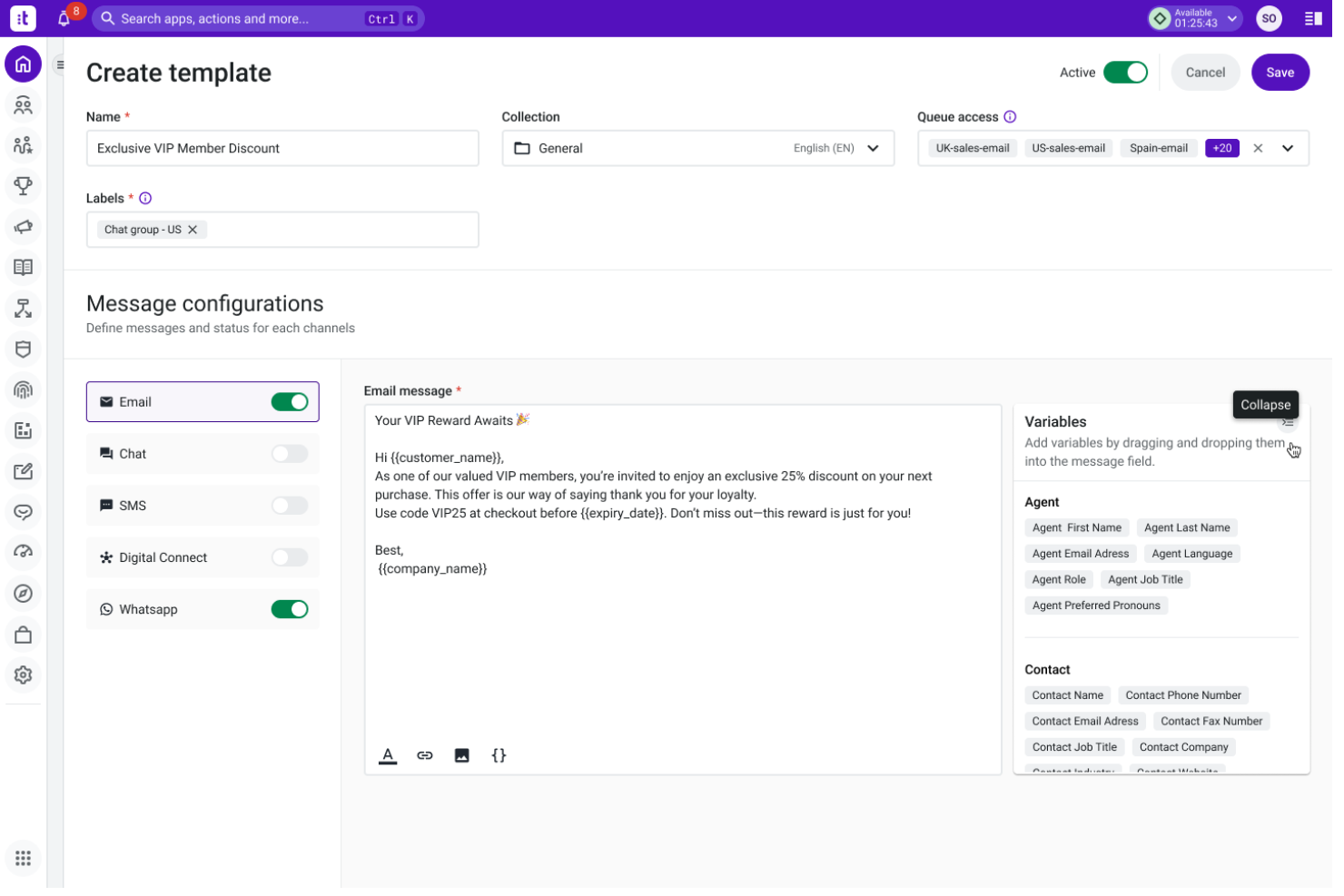 Talkdesk screenshot - 10 beste Kixie-alternatieven voor verkoopgesprekken in 2026
