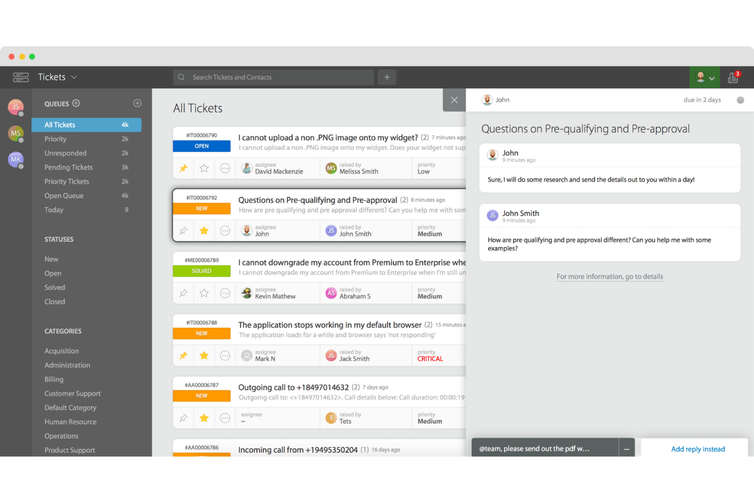 HappyFox Helpdesk screenshot - 10 beste software voor klachtenbeheer in 2026
