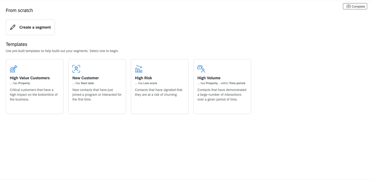 Qualtrics Customer Experience screenshot - 10 beste klantsegmentatietools voor 2026