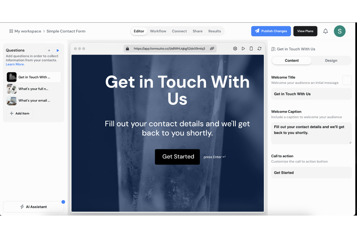 Formsuite screenshot - 10 beste softwaretools voor klanttevredenheid in 2026