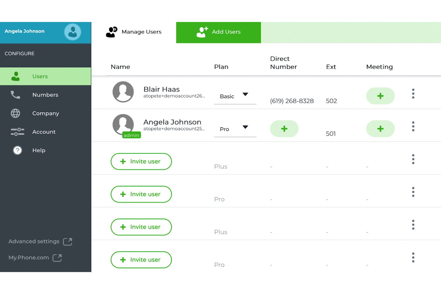 Phone.com screenshot - 10 bästa VoIP-telefonsystemen för småföretag 2026