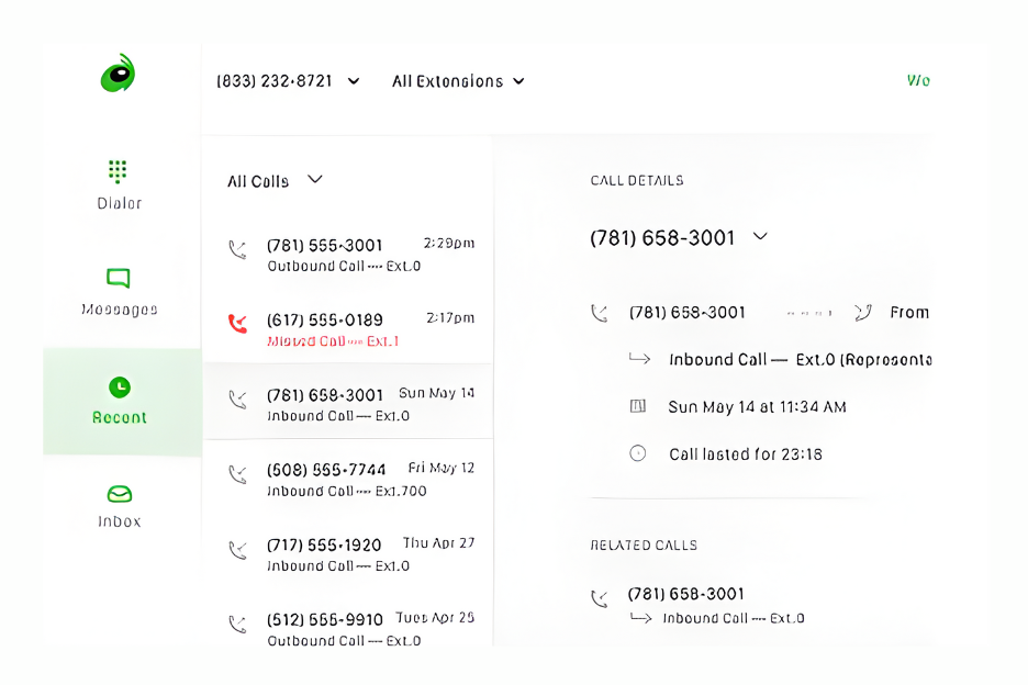 Grasshopper screenshot - 10 bästa alternativen till Dialpad – granskade 2026
