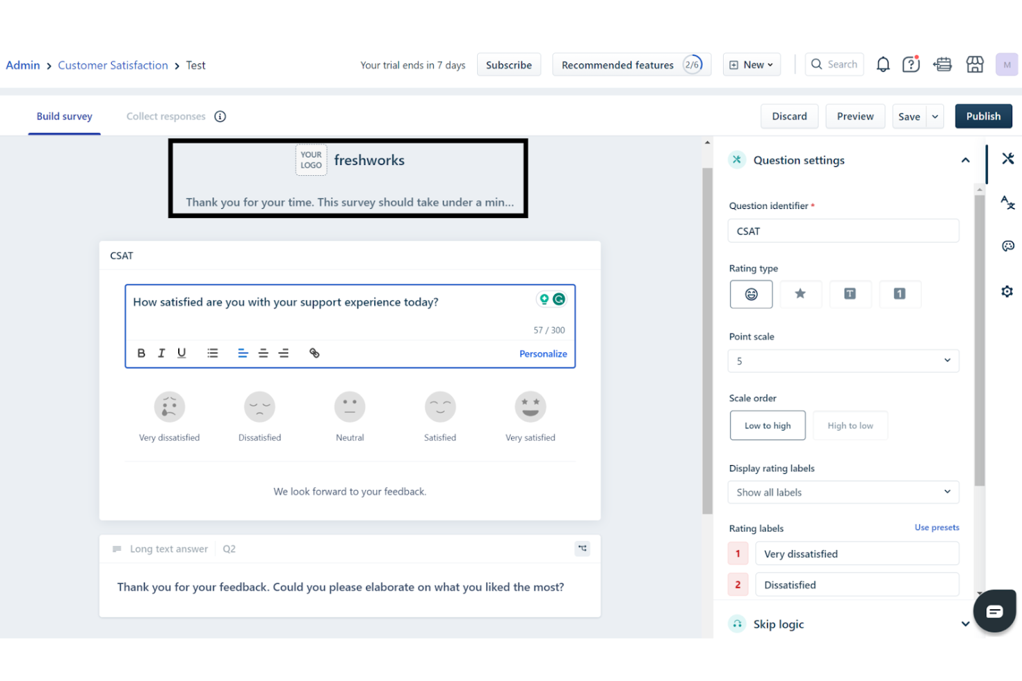 Freshdesk screenshot - 10 bästa programvarorna för kundfeedback 2026